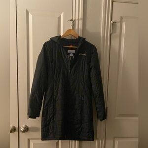 Columbia Black Quilted Ski Omni-Heat Jacket